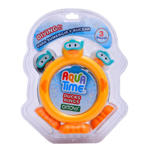 Aqua Time Ducks Rings